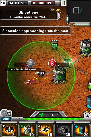 Gameplay screenshots of the Biodefense: Zombie outbreak for iPad, iPhone or iPod.
