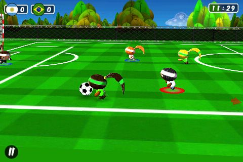 Gameplay screenshots of the Chop chop: Soccer for iPad, iPhone or iPod.