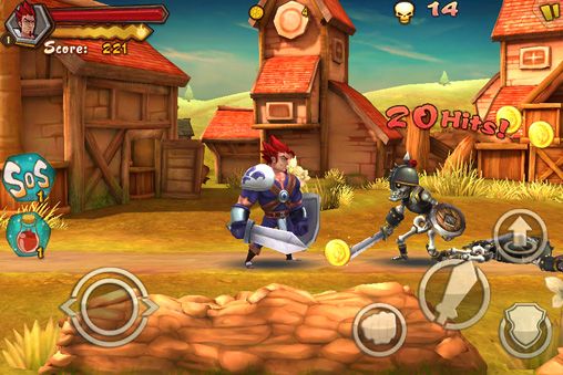 Gameplay screenshots of the Dragon & warrior for iPad, iPhone or iPod.