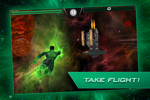 Gameplay screenshots of the Green lantern: Rise of the manhunters for iPad, iPhone or iPod.