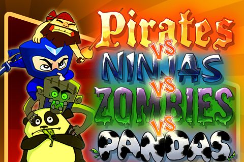 Game Pirates vs. ninjas vs. zombies vs. pandas for iPhone free download.