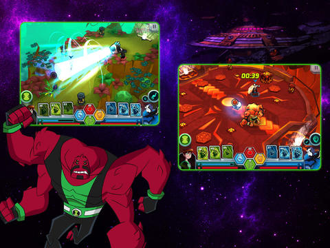 Gameplay screenshots of the Wrath of Psychobos – Ben 10 Omniverse for iPad, iPhone or iPod.