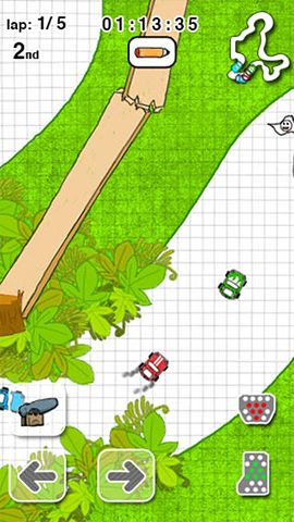 Gameplay screenshots of the Doodle kart for iPad, iPhone or iPod.