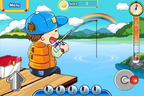 Gameplay screenshots of the Fishing fun for iPad, iPhone or iPod.