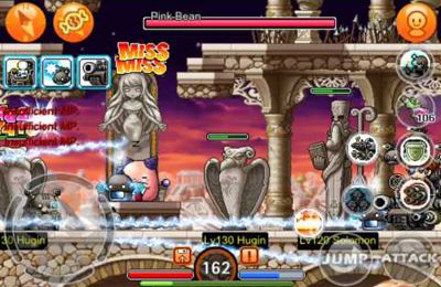 Gameplay screenshots of the Maple Story live deluxe for iPad, iPhone or iPod.