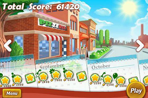 Gameplay screenshots of the Pizza shop mania for iPad, iPhone or iPod.