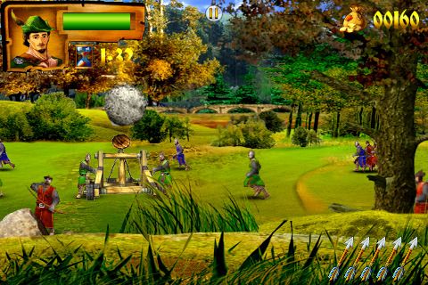 Gameplay screenshots of the Robin Hood: The return of Richard for iPad, iPhone or iPod.