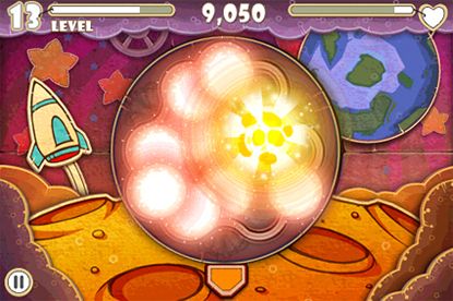Gameplay screenshots of the Spinzizzle for iPad, iPhone or iPod.