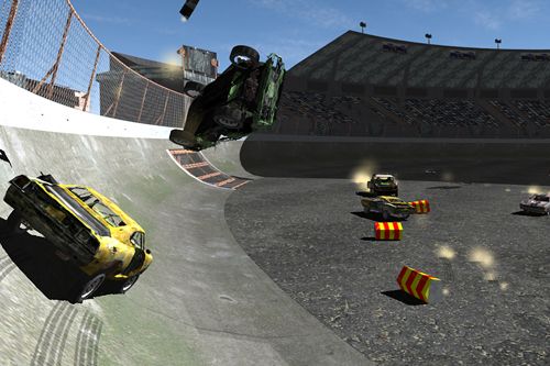 Gameplay screenshots of the Total destruction: Derby racing for iPad, iPhone or iPod.