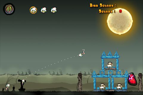 Gameplay screenshots of the Zombie revenge for iPad, iPhone or iPod.
