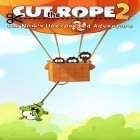 Download game Cut the rope 2: Om-Nom's unexpected adventure for free and Lost twins for iPhone and iPad.