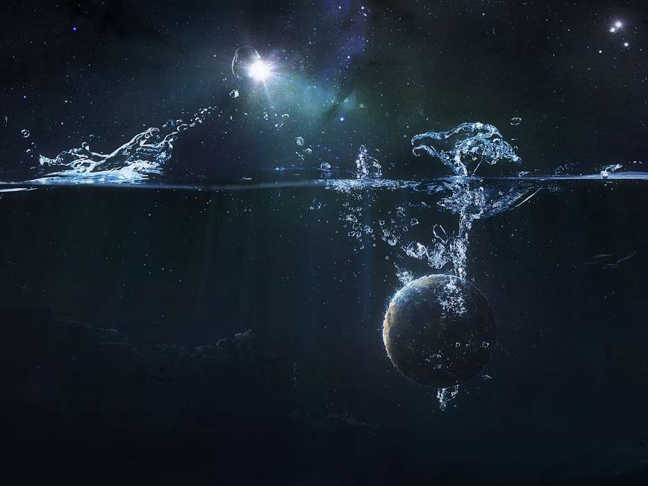 Abstraction, Water, Backgrounds, Planets