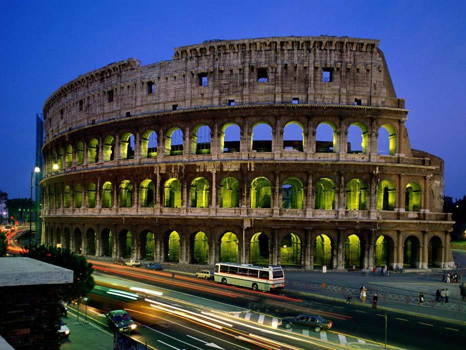 Architecture, Italy, Colosseum