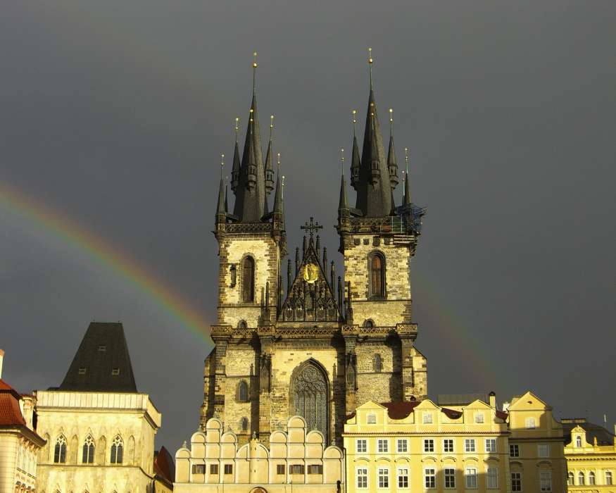 Architecture, Castles, Rainbow