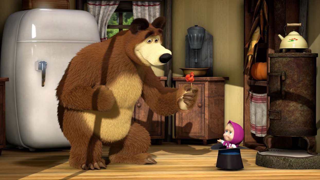 Masha and the Bear, Cartoon