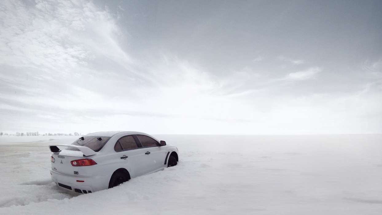 Auto,Mitsubishi,Snow