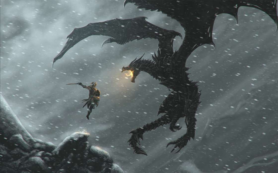 Dragons,Games,The Elder Scrolls