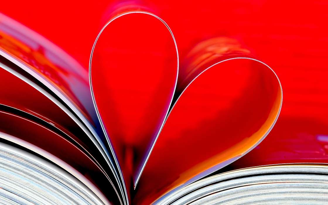 Background,Books,Hearts