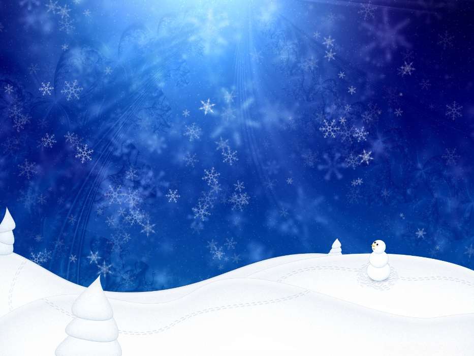 Winter, Backgrounds, New Year, Snow, Christmas, Xmas
