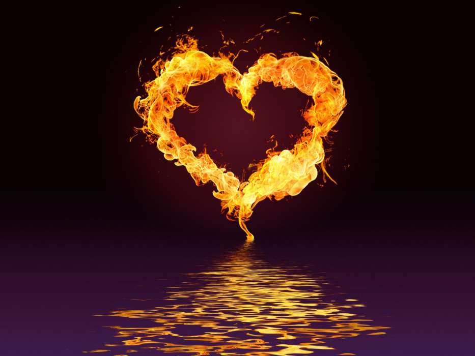 Background,Fire,Hearts