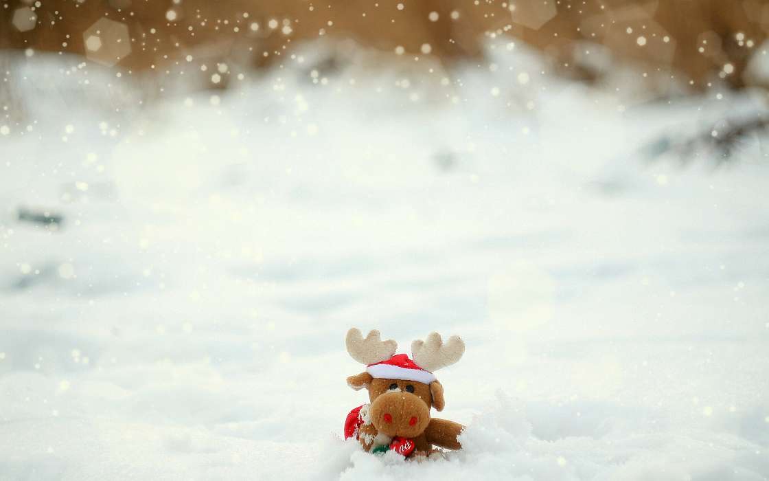 Toys, New Year, Holidays, Christmas, Xmas, Snow