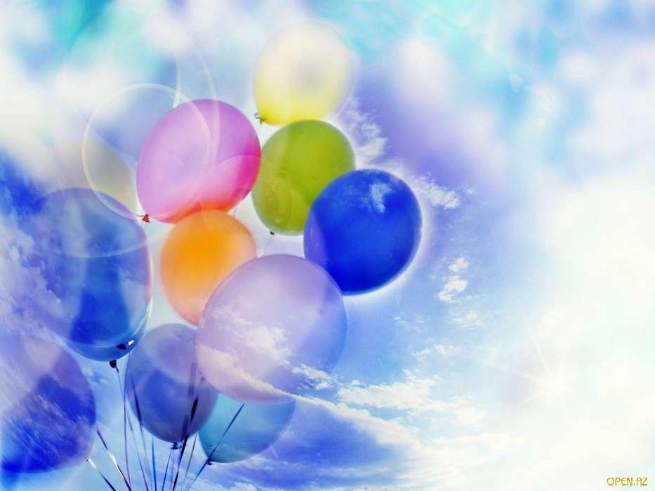 Sky, Pictures, Balloons
