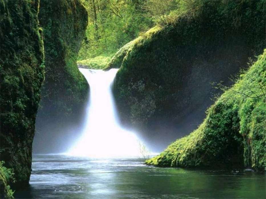 Landscape, Waterfalls