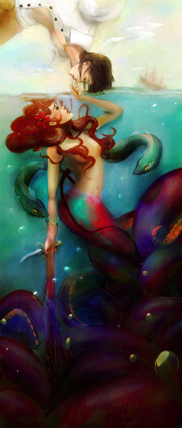 Mermaids, Drawings