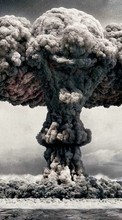 Humor, Landscape, Explosions, Smoke for Apple iPhone 4S