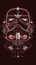 New mobile wallpapers - free download. Adidas, Background, Logos, Star wars picture and image for mobile phones.