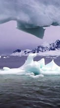 New mobile wallpapers - free download. Icebergs,Sea,Landscape picture and image for mobile phones.