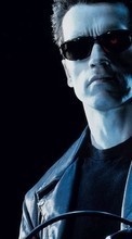 New mobile wallpapers - free download. Actors, Arnold Schwarzenegger, Cinema, People, Men, Terminator picture and image for mobile phones.