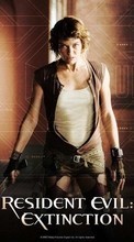 New 128x160 mobile wallpapers Cinema, Humans, Girls, Actors, Resident Evil, Milla Jovovich free download.