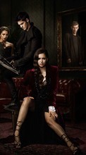 New mobile wallpapers - free download. Actors, Girls, Cinema, People, Men, The Vampire Diaries picture and image for mobile phones.