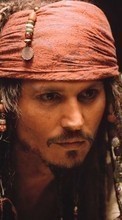 New mobile wallpapers - free download. Cinema, Humans, Actors, Men, Pirates of the Caribbean, Johnny Depp picture and image for mobile phones.