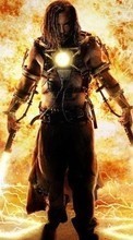 New 540x960 mobile wallpapers Cinema, Humans, Actors, Fire, Men, Iron Man, Mickey Rourke free download.