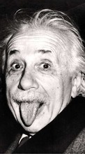 New mobile wallpapers - free download. Humor, Humans, Men, Albert Einstein picture and image for mobile phones.