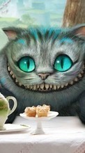 Alice in Wonderland, Cinema, Cats, Animals for Motorola DEVOUR