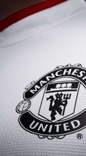 New mobile wallpapers - free download. Manchester United, Background, Football, Logos, Sports picture and image for mobile phones.