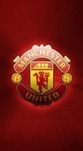 New 480x800 mobile wallpapers Sport, Logos, Football, Manchester United free download.