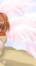 New 240x400 mobile wallpapers Anime, Angels free download.