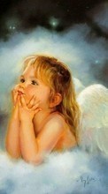 New mobile wallpapers - free download. Angels, Children, Fantasy, Pictures picture and image for mobile phones.