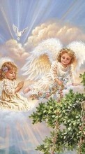 New mobile wallpapers - free download. Angels, Children, Pictures picture and image for mobile phones.