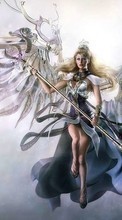 New mobile wallpapers - free download. Girls, Fantasy, Angels picture and image for mobile phones.
