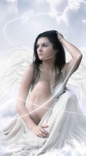 New mobile wallpapers - free download. Humans, Girls, Fantasy, Angels picture and image for mobile phones.