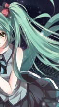 New mobile wallpapers - free download. Anime,Girls,Miku Hatsune,Music,Vocaloids picture and image for mobile phones.