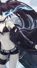 New mobile wallpapers - free download. Anime, Girls, Black Rock Shooter picture and image for mobile phones.