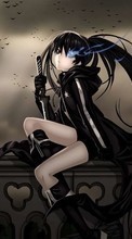 New mobile wallpapers - free download. Anime,Girls,Black Rock Shooter picture and image for mobile phones.