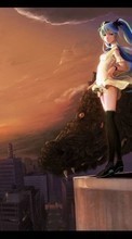 Anime, Girls, Sunset for Fly ERA Style 2 IQ4601