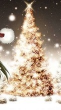 New mobile wallpapers - free download. Anime, New Year, Holidays, Christmas, Xmas picture and image for mobile phones.